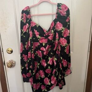 Fashion Nova Pink Floral Dress